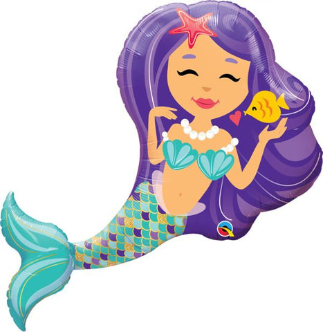 38" Enchanting Mermaid Shaped Balloon