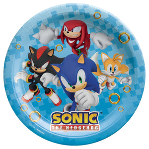 Sonic 9" Round Plates