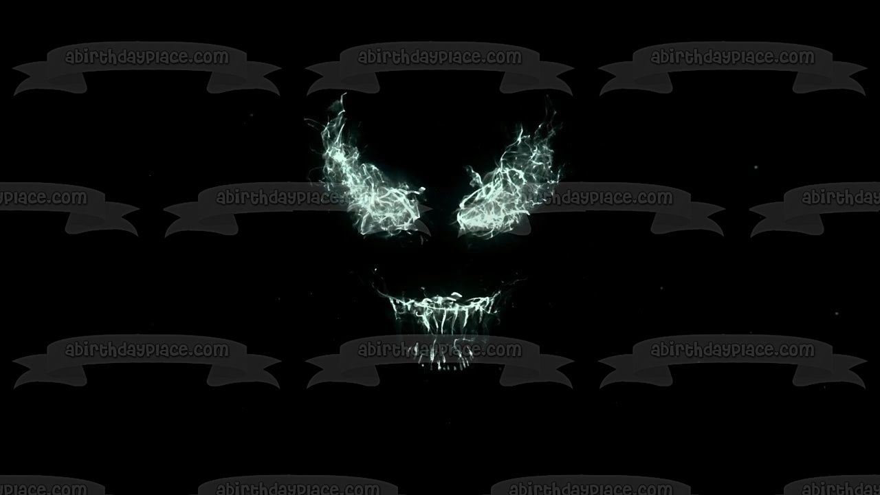 Venom Spider-Man Darkness Edible Cake Topper Image ABPID00624