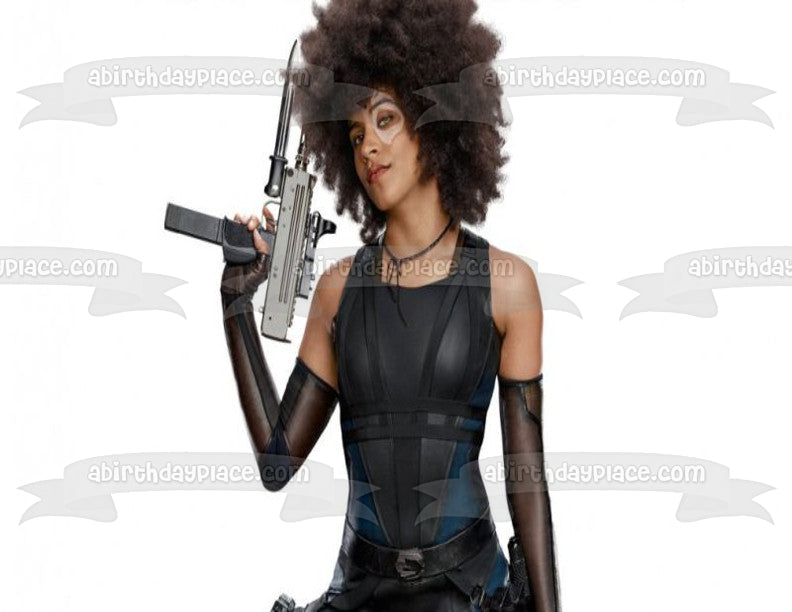 Deadpool Domino Edible Cake Topper Image ABPID00674