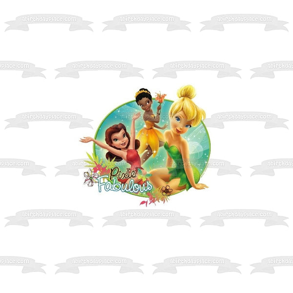 Fairies Tinker Bell Pixie Fabulous Edible Cake Topper Image ABPID00764