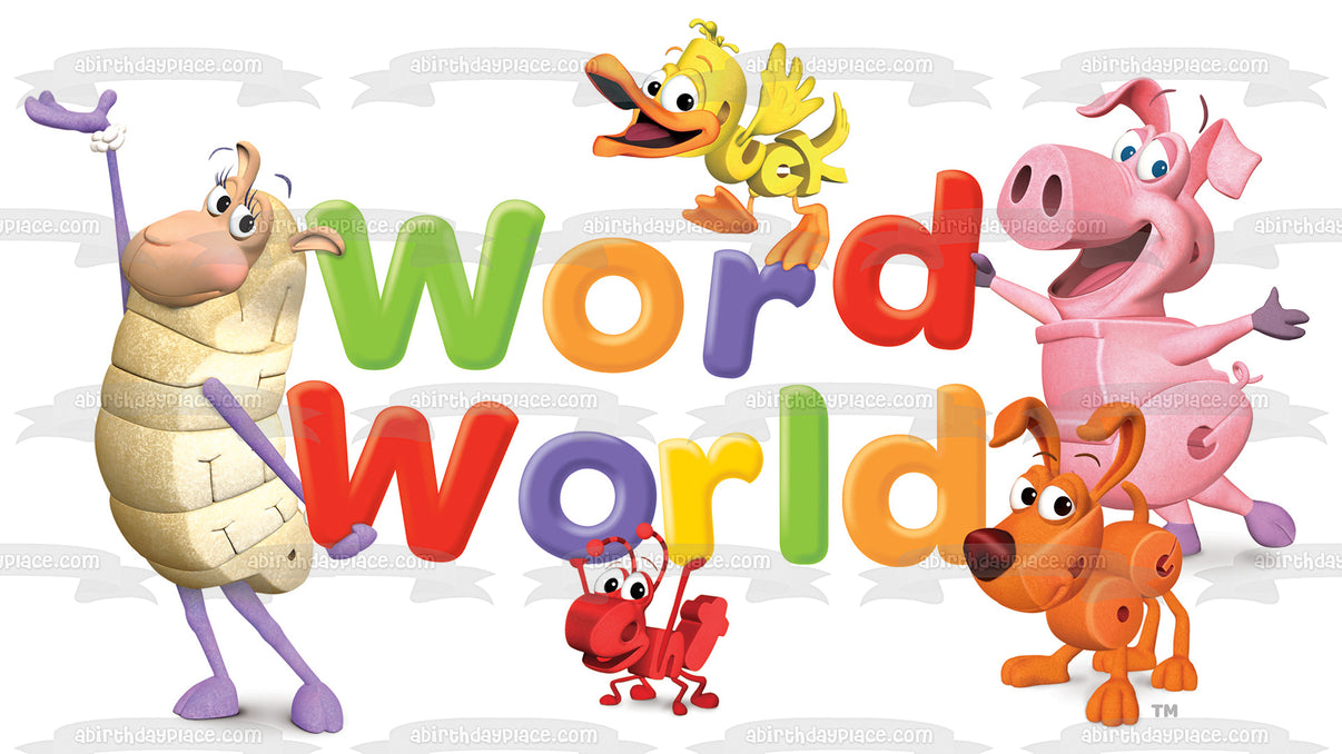 Word World Where Words Come Alive Duck Frog Sheep Pig and Dog Edible C ...