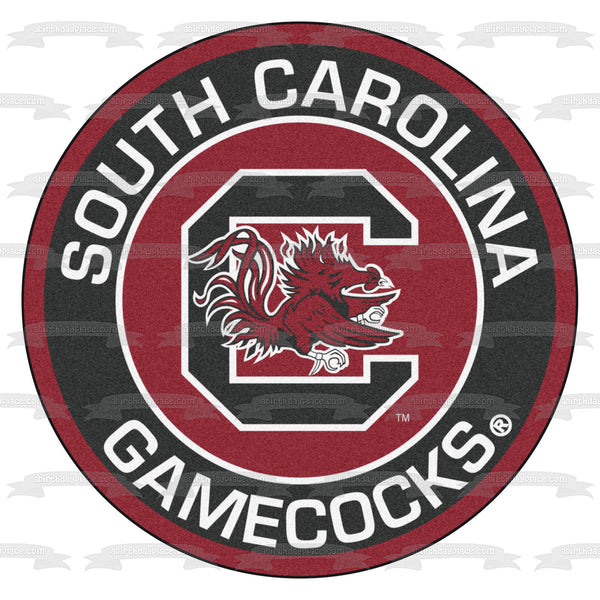 South Carolina Gamecocks Athletics Logo NCAA Edible Cake Topper Image ABPID01214