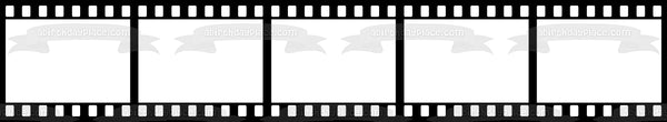 Movie Film Strip Edible Cake Topper Image ABPID01262