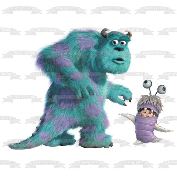 Monsters Inc. Boo and Sullivan Edible Cake Topper Image ABPID01502