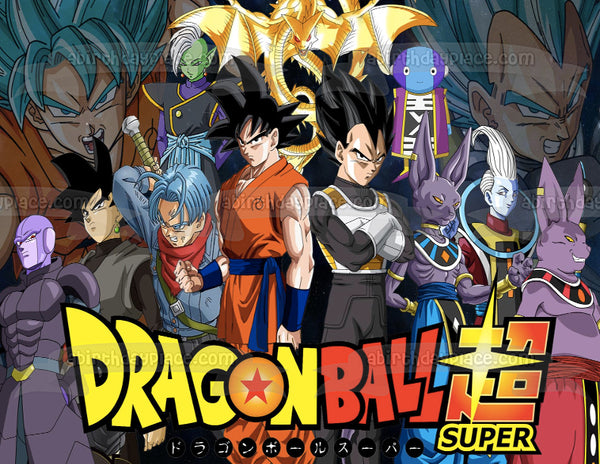 Dragon Ball Super Goku Broly and Cheelai Edible Cake Topper Image ABPID01634