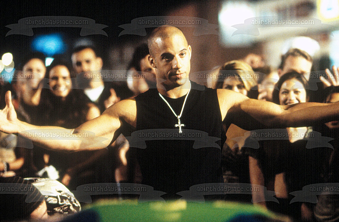 Fast and the Furious  Dominic Toretto Edible Cake Topper Image ABPID01653