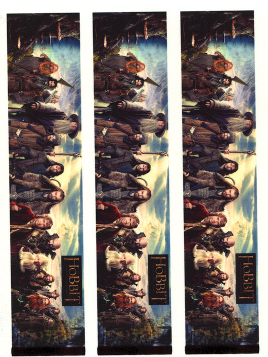 Hobbit An Unexpected Journey Gandalf Bilbo Baggins Thorin Oaken and Other Dwarfs Edible Cake Topper Image Strips ABPID03189