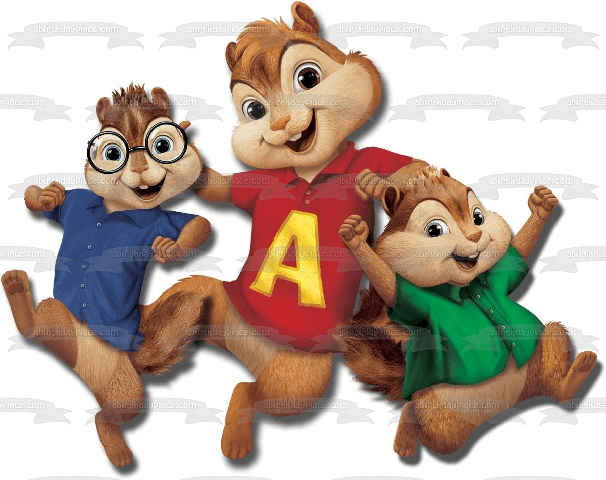 Alvin and the Chipmunks Simon Theodore Edible Cake Topper Image ABPID03220