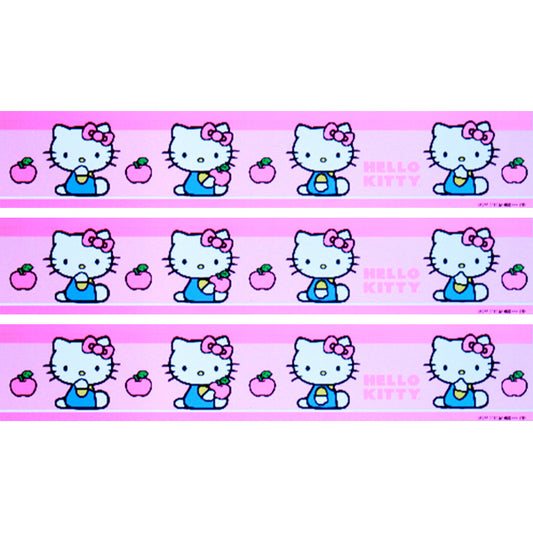 Hello Kitty and Friends Logo Apple Edible Cake Topper Image Strips ABPID03241