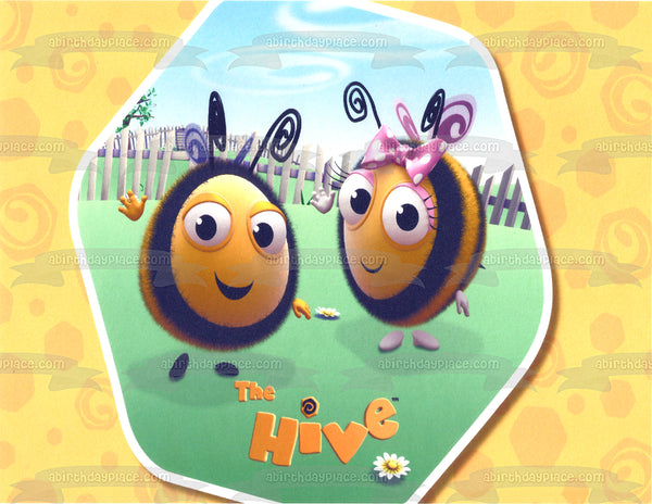 The Hive  Buzzbee and Rubee Edible Cake Topper Image ABPID03287