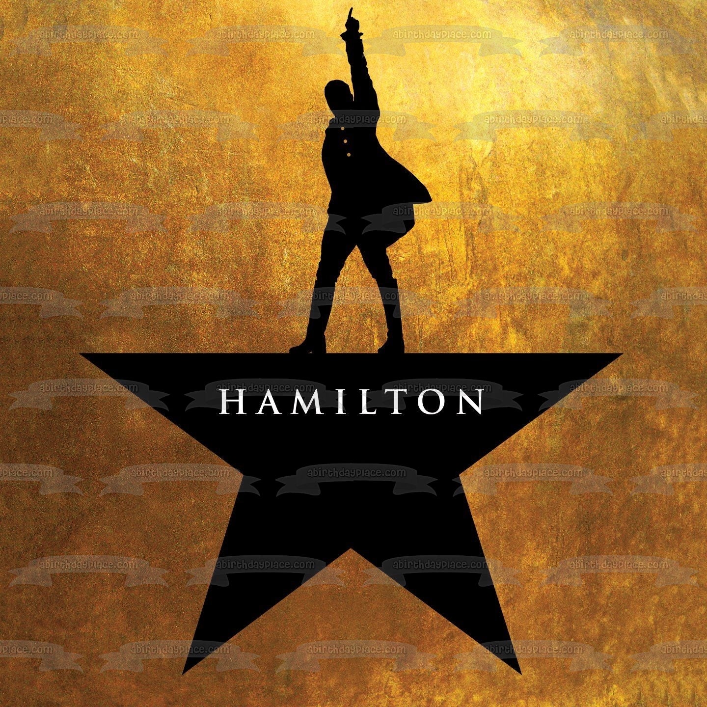 Hamilton Musical Poster Alexander Edible Cake Topper Image ABPID03827