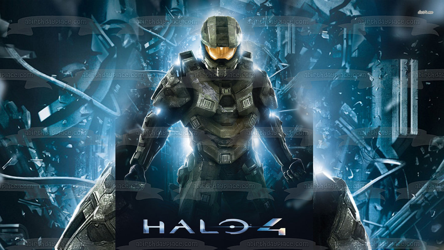 Halo 4 Halo Nation Edible Cake Topper Image ABPID03923