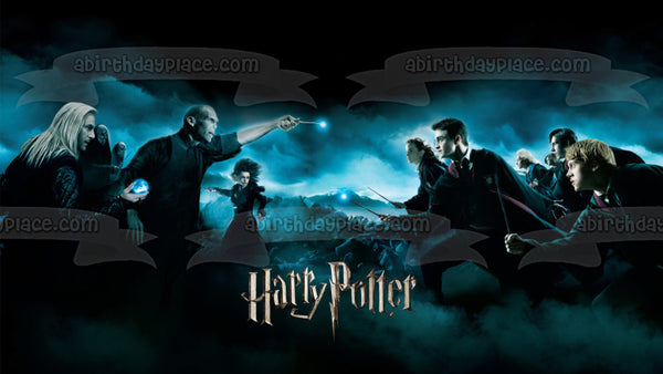 Harry Potter Ron Weasley Lord Voldermort and Hermione Granger Edible Cake Topper Image ABPID03995