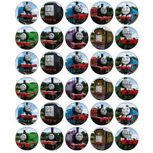 Thomas & Friends Thomas the Tank Engine James Percy Edible Cupcake Topper Images ABPID04073