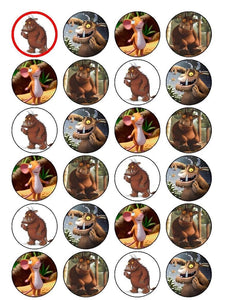 The Gruffalo Mouse Fox Owl Snake #2 Edible Cupcake Topper Images ABPID04174