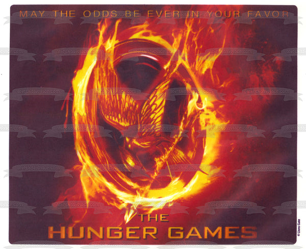 The Hunger Game May the Odds Be Ever In Your Favor Edible Cake Topper Image ABPID04228