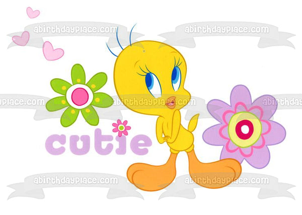 Loony Tunes Tweety Bird Cutie Edible Cake Topper Image ABPID04371