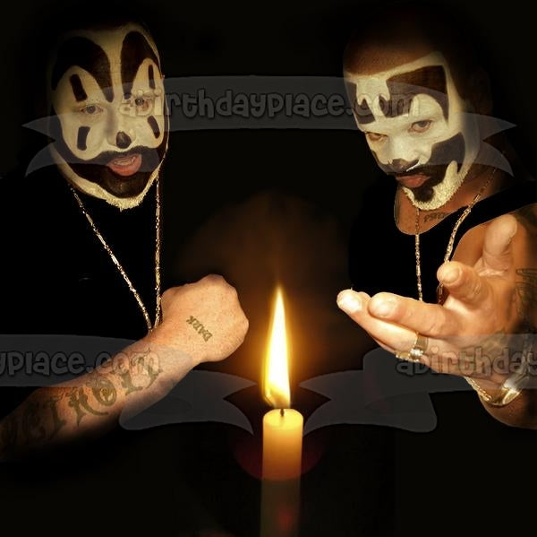 Insane Clown Posse Icp Violent J Shaggy 2 Dope Candle Edible Cake Topper Image ABPID04627