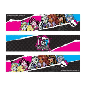 Monster High Logo Clawdeen Draculaura Cleo Frankie Stein Group Edible Cake Topper Image Strips ABPID04707
