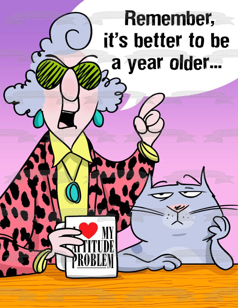 Funny Birthday Cartoon Maxine