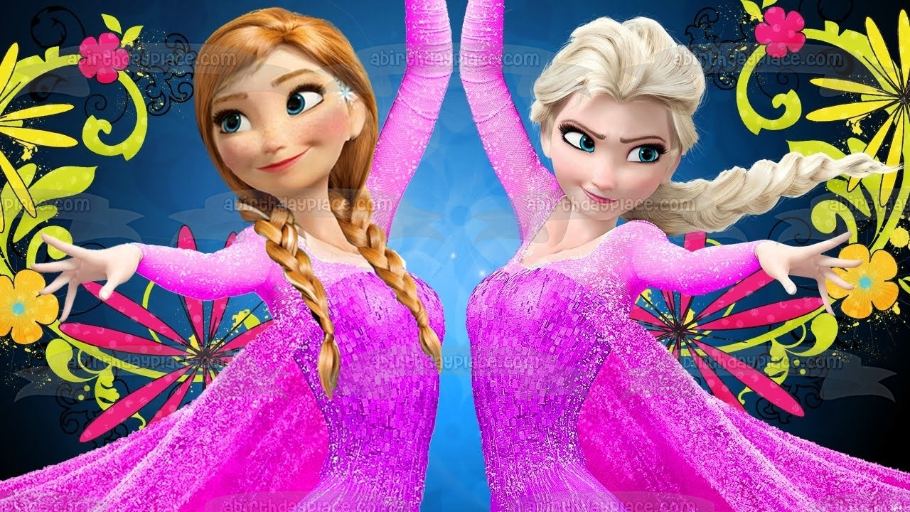 Elsa Frozen Vestido Rosa Vestido Con Falda De Tul Y Diseño