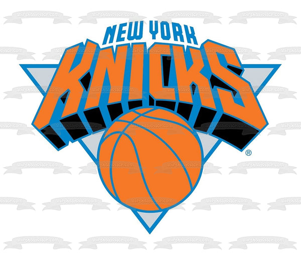 New York Knicks Logo NBA Edible Cake Topper Image ABPID05261