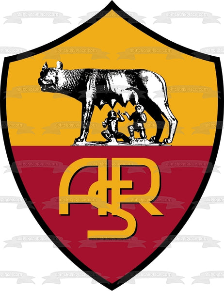A.S. Roma Logo Professional Football Club Edible Cake Topper Image ABPID05434
