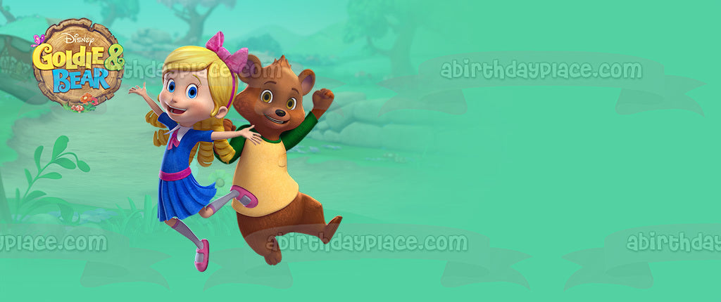 Goldie and the Bear Edible Cake Topper Image ABPID05543