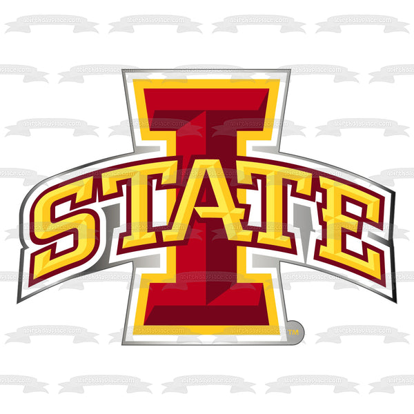 Iowa State Cyclones Logo Edible Cake Topper Image ABPID05866