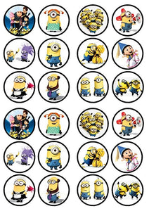 Despicable Me Cupcake Toppers Printable