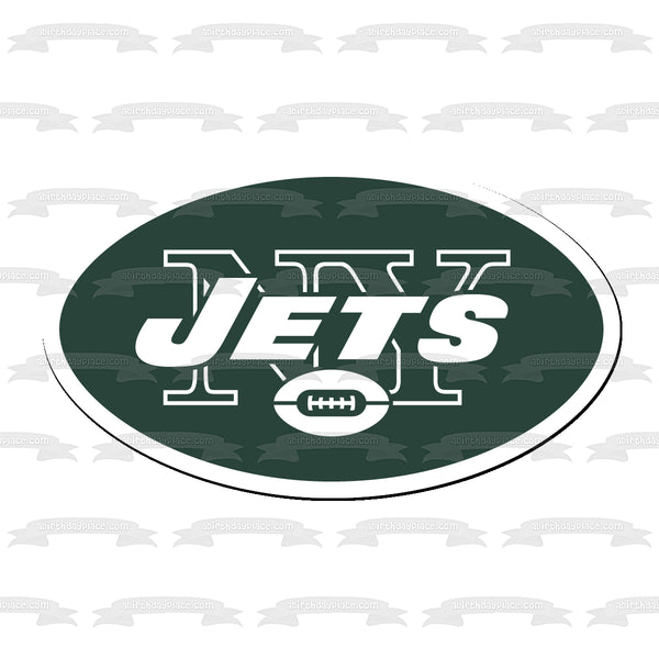 New York Jets Logo 2018 Logo Edible Cake Topper Image ABPID05954