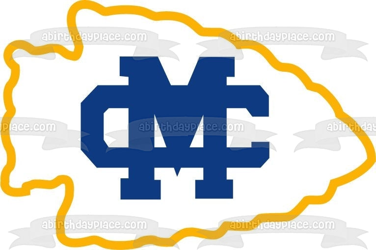 Mississippi College Athletics Logo Fish Edible Cake Topper Image ABPID06016
