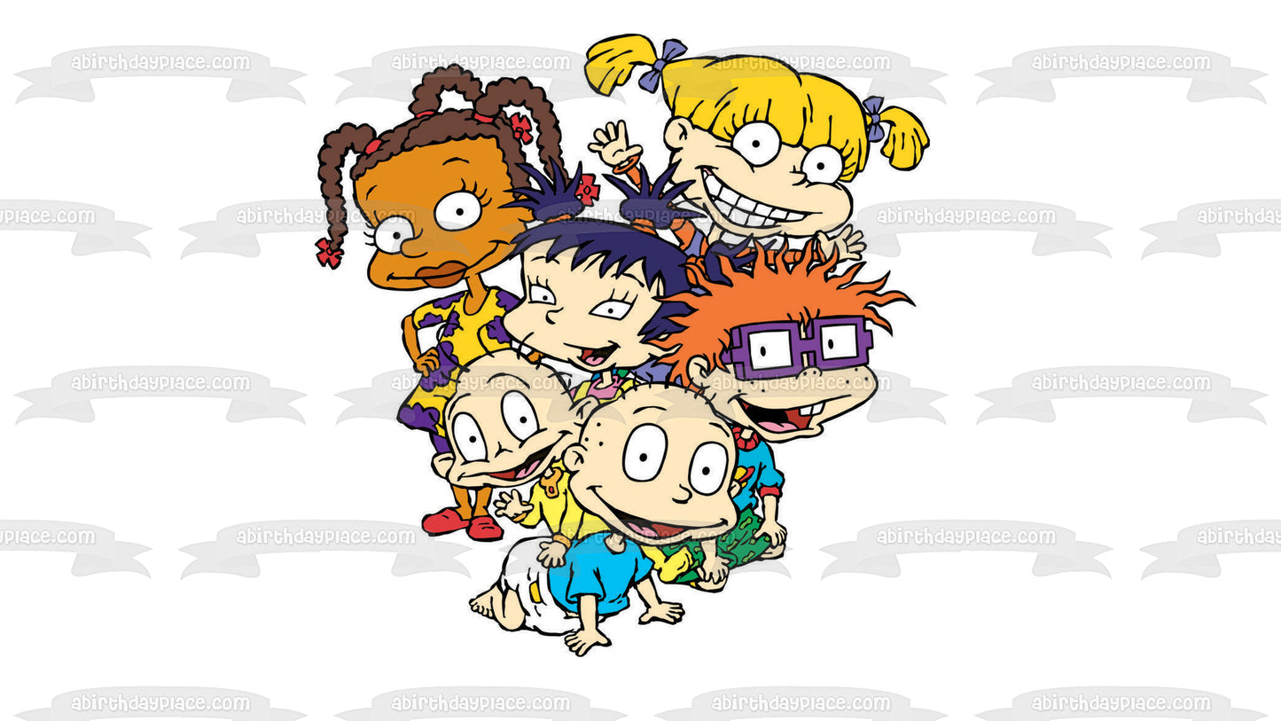 Rugrats Angelica Chuckie Tommy Susie Kimi and DILL Edible Cake Topper Image ABPID06155