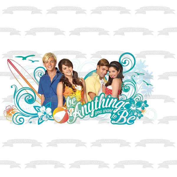 Teen Beach 2 Be Anything You Want to Be Brady McKenzie Tanner and Struts Edible Cake Topper Image ABPID06181