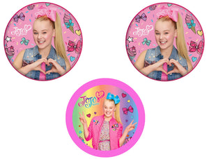Jojo Siwa Hair Bows Ice Cream Hearts Edible Cupcake Topper Images ABPID06192