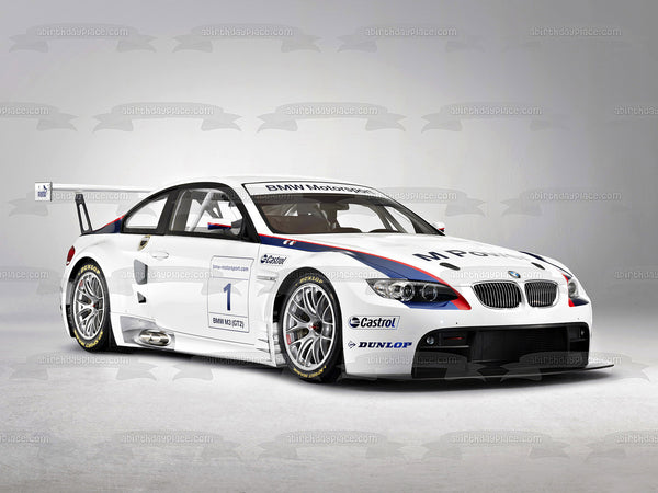 Cars BMW Motorsport M3 E92 GT2 Edible Cake Topper Image ABPID06523