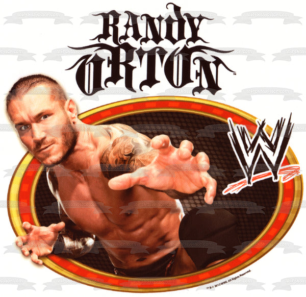 WWE World Wrestling Entertainment Randy Orton Edible Cake Topper Image ABPID06808