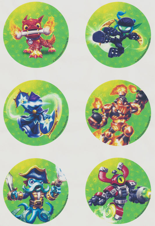 Skylanders Swap Force Stealth Elf Sidekick Whisper Elf Blast Zone Edible Cupcake Topper Images ABPID06881