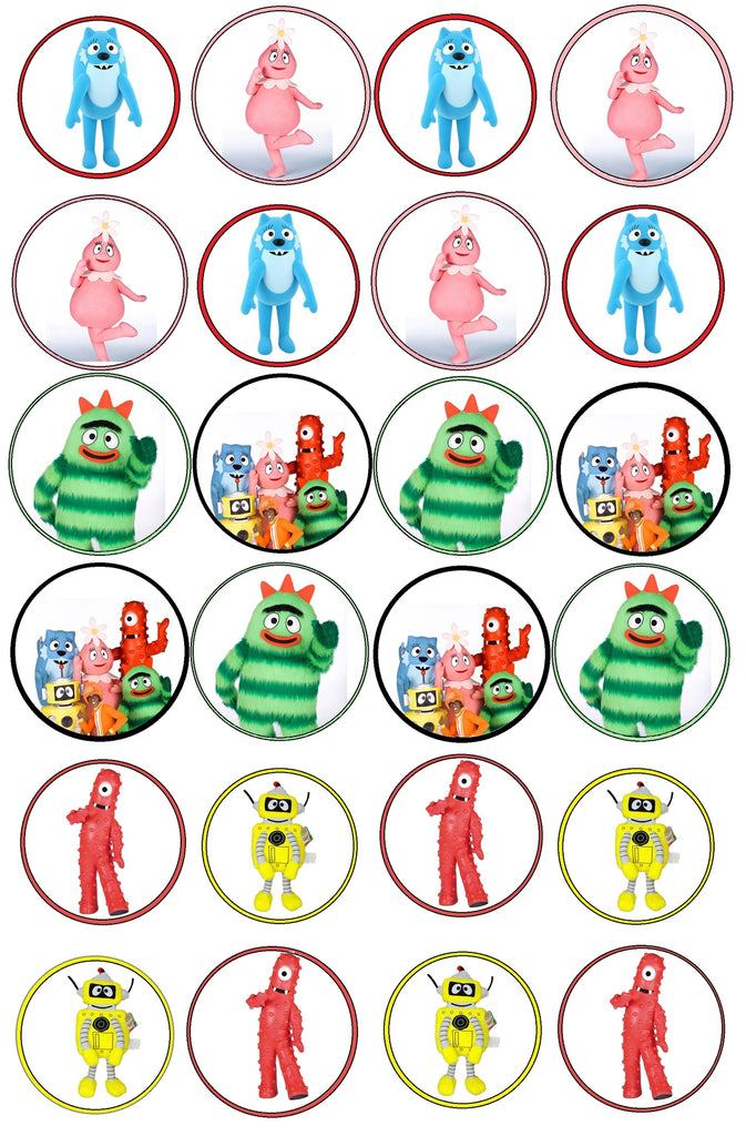 Yo Gabba Gabba Characters Printables