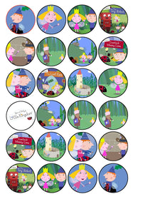 Ben and Holly King Thistle Gaston Toy Robot Edible Cupcake Topper Images ABPID07109