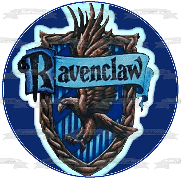 Harry Potter Ravenclaw Emblem Eagle Edible Cake Topper Image ABPID07307