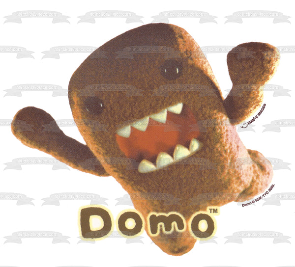 Domo X Nhk Poo Monster Edible Cake Topper Image ABPID07309