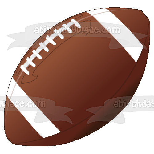 Sports a Football Edible Cake Topper Image ABPID07511