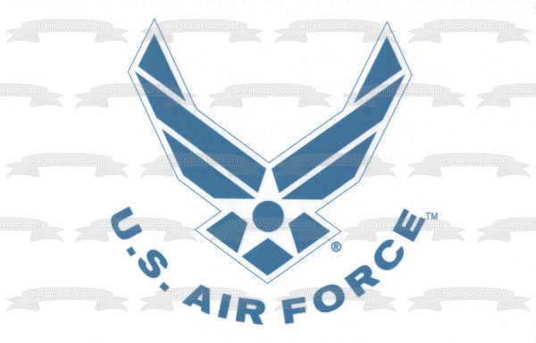 US Air Force Logo Military Edible Cake Topper Image ABPID08028