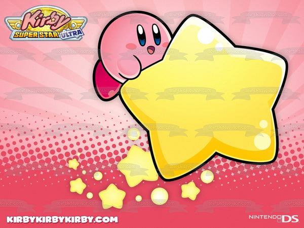 Kirby Super Star Allies Ultra Stars Edible Cake Topper Image ABPID08364