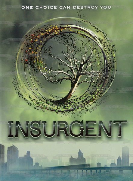 Insurgent One Choice Can Destroy You Tree Edible Cake Topper Image ABPID08918