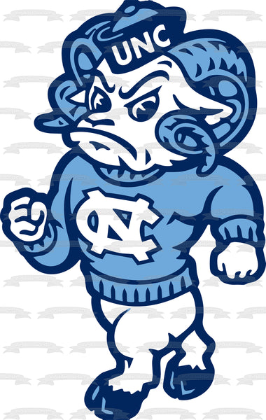 North Carolina Tar Heels Logo Athletic Teams University of North Carolina at Chapel Hill Edible Cake Topper Image ABPID09415