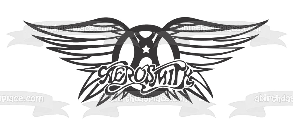 Aerosmith Logo Music Edible Cake Topper Image ABPID11174