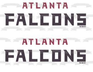 Atlanta Falcons Logo NFL Football Edible Cake Topper Image Strips ABPID11303